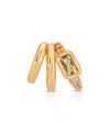 Ettika Cluster Ear Cuff Earrings In Peridot