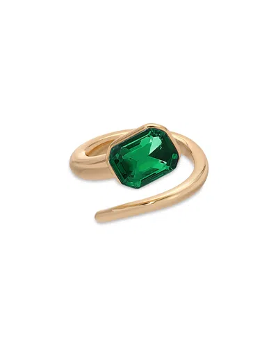 ETTIKA COLOR STONE DECO RING IN 18K GOLD PLATED