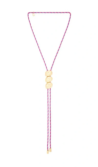 Ettika Corded Bolo Necklace In Black