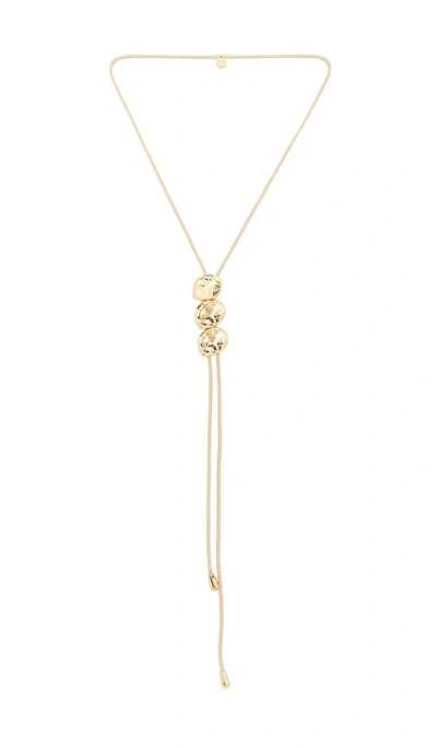 Ettika Corded Bolo Necklace In Gold