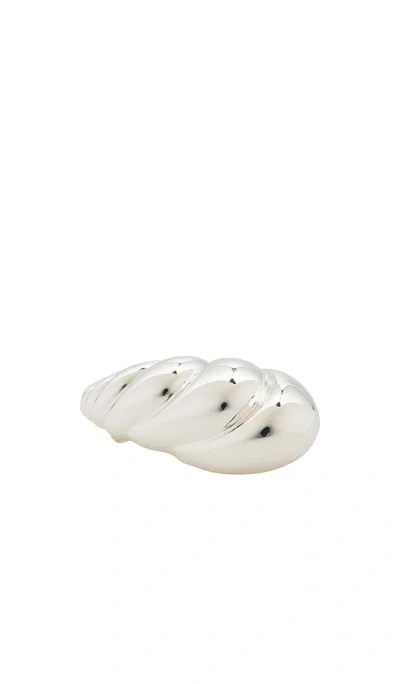 Ettika Croissant Chic Hair Barrette In Silver