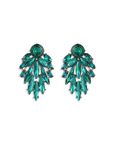 ETTIKA CRY ME A RIVER CRYSTAL CLUSTER DROP EARRINGS