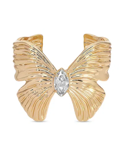 Ettika Fluttering Glow Cuff Bracelet In Orange
