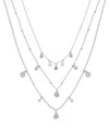 Ettika Multistrand Necklace In Silver