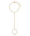 Ettika Crystal Dotted Hand Chain In Gold