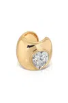Ettika Brilliant Sparkle Single Ear Cuff In Gold