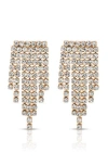 Ettika Crystal Fringe Drop Earrings