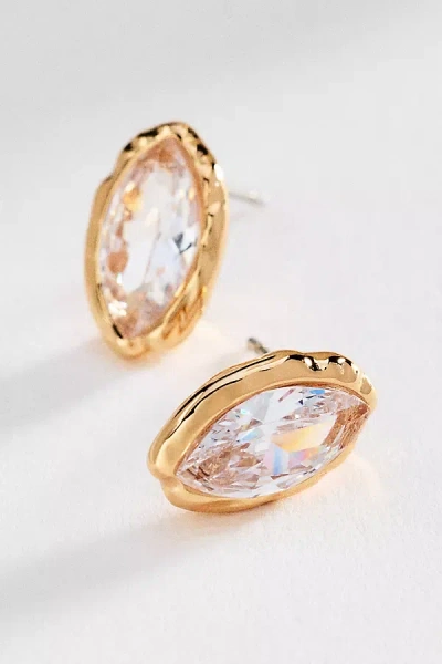 Ettika Crystal Luxe Mini Stud Earrings In Gold