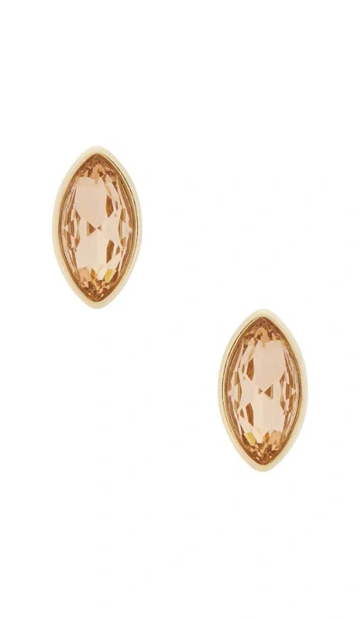 Ettika Crystal Marquise Stud Earrings In Gold