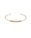 Ettika Crystal Pop 18k Gold Plated Cuff Bracelet In Gold