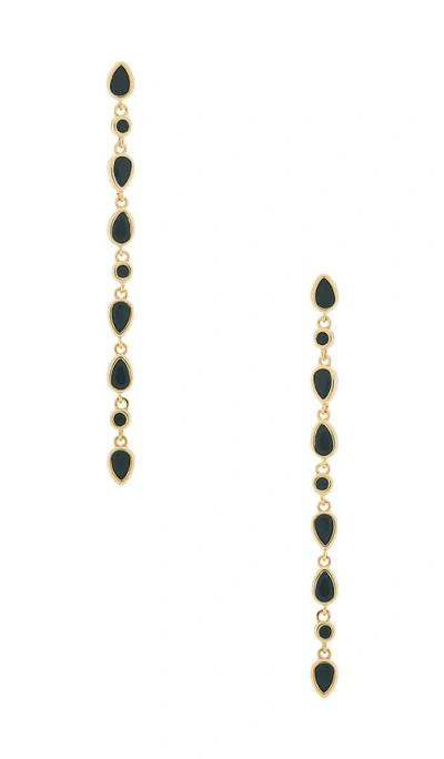 Ettika Crystal Rainfall Earrings In Gold