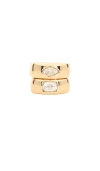 Ettika Crystal Stack Ring Set