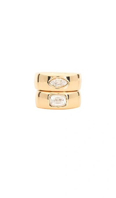 Ettika Crystal Stack Ring Set