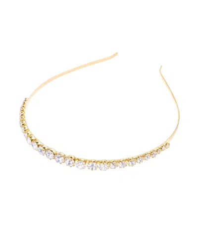 Ettika Crystalized Headband In Gold