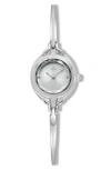 Ettika Dainty Bangle Bracelet Watch In Silver