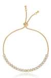 Ettika Radiant Cubic Zirconia Slider Bracelet In Gold