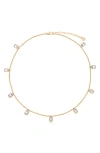 Ettika Deco Charm Necklace In Gold