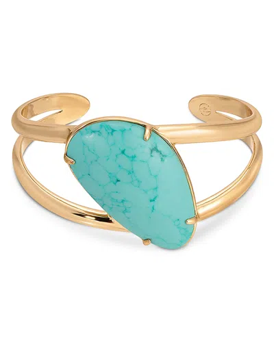 Ettika Desert Tide Stone Openwork Cuff Bracelet In Blue