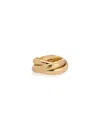Ettika Don't Get It Twisted Ring In Gold
