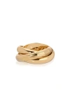 Ettika Don't Get It Twisted Ring In Gold