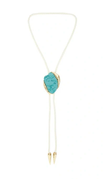 Ettika Drift Bolo Necklace In Blue