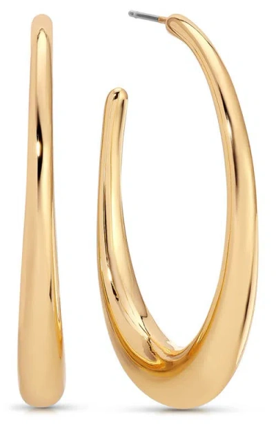 Ettika Eclipse Hoop Earrings In Gold