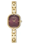 Ettika Elegant Link Bracelet Watch In Gold