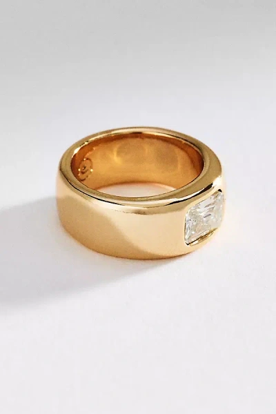 Ettika Emerald Cut Treasure Ring In Gold