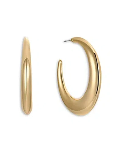 Ettika Essential Hoop Earrings In 18k Gold Plated Or Rhodium Plated