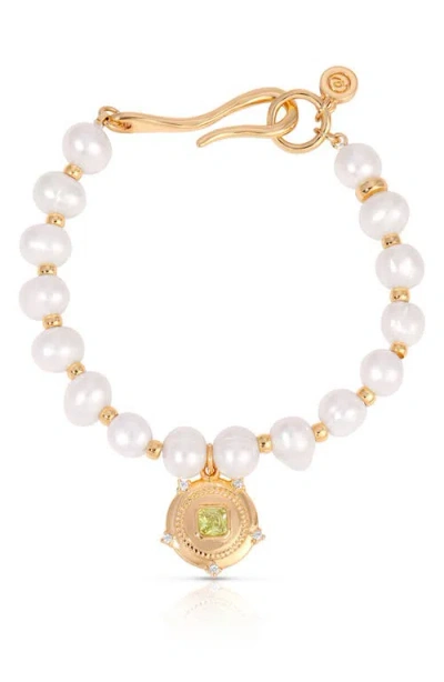 ETTIKA ETTIKA ETERNAL GLEAM FRESHWATER PEARL BRACELET