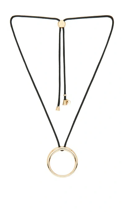 Ettika Eternal Orbit Cord Necklace In Black
