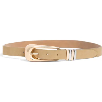 Ettika Everyday Belt In Shiitake And Mixed Metal
