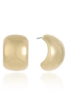 Ettika Everyday Half Hoop Huggie Earrings In Gold