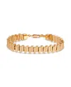 Ettika Everyday Link Chunky Rectangle Shape Bracelet In Gold