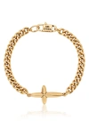 Ettika Faithful Emblem Bracelet In Brass