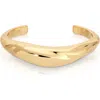 Ettika Fluid Elegance Cuff Bracelet In Gold
