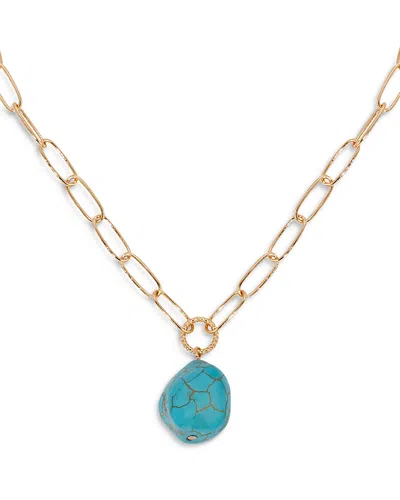 Ettika Turquoise Pendant Necklace