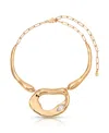 Ettika Molten Marquise Crystal Necklace In Gold