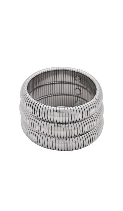 ETTIKA FLEX SNAKE CHAIN STRETCH BRACELET SET