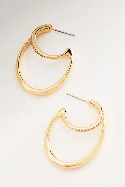 Ettika Golden Rings Hoop Earrings