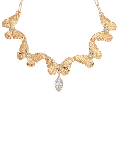 Ettika Gold-plated Butterfly Choker Necklace
