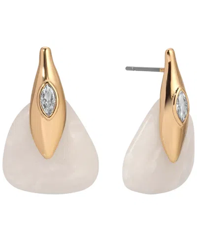 Ettika Gold-tone Turquoise Solstice Drop Earrings