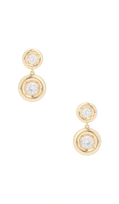 Ettika Gypsy Set Crystal Earrings In Gold