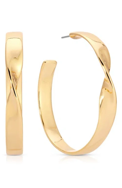 Ettika Heirloom Large Hoop Earrings In Gold