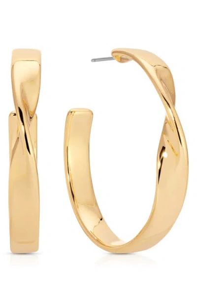 Ettika Heirloom Medium Hoop Earrings In Gold