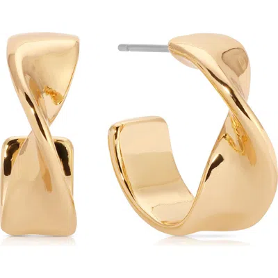 ETTIKA ETTIKA HEIRLOOM SMALL HOOP EARRINGS