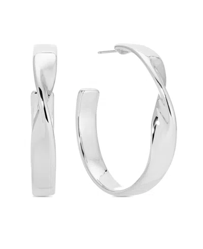 ETTIKA HEIRLOOM TWIST MEDIUM HOOPS EARRINGS