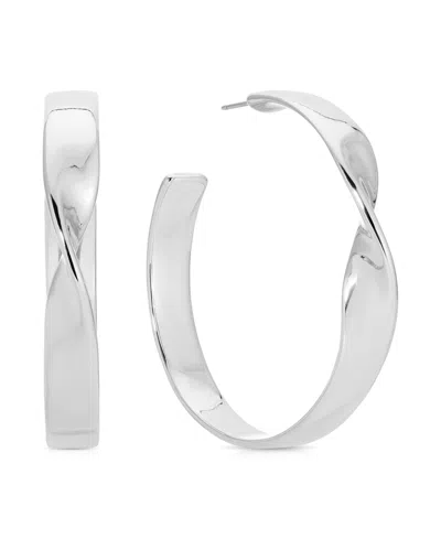 ETTIKA HEIRLOOM TWIST MEDIUM HOOPS EARRINGS