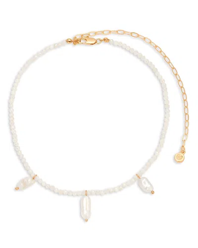 Ettika Ibiza Beaded Choker Necklace, 11.75-17 In Gold