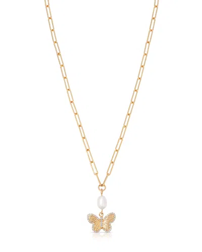 Ettika Interlocking 18k Gold Plated Chain Necklace, 15-19